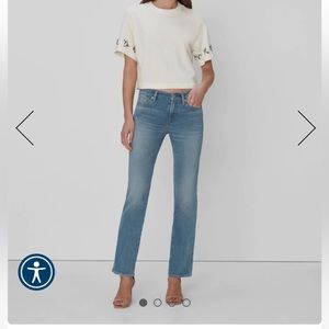7 For All Mankind- SLIM ILLUSION KIMMIE STRAIGHT JEAN